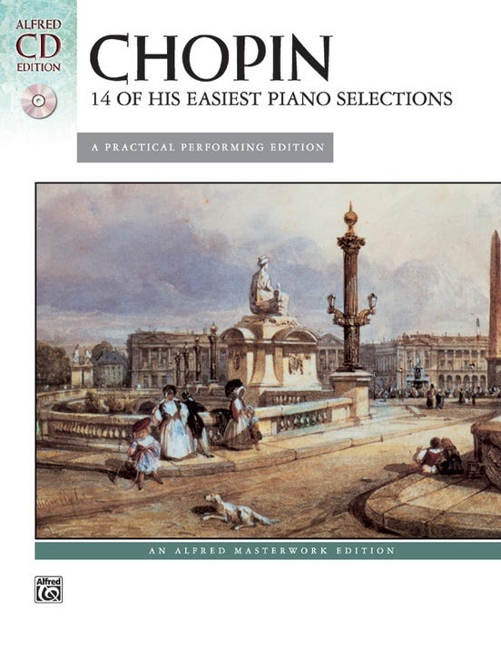 CHOPIN 14 OF HIS EASIEST PIANO SELECTIONS