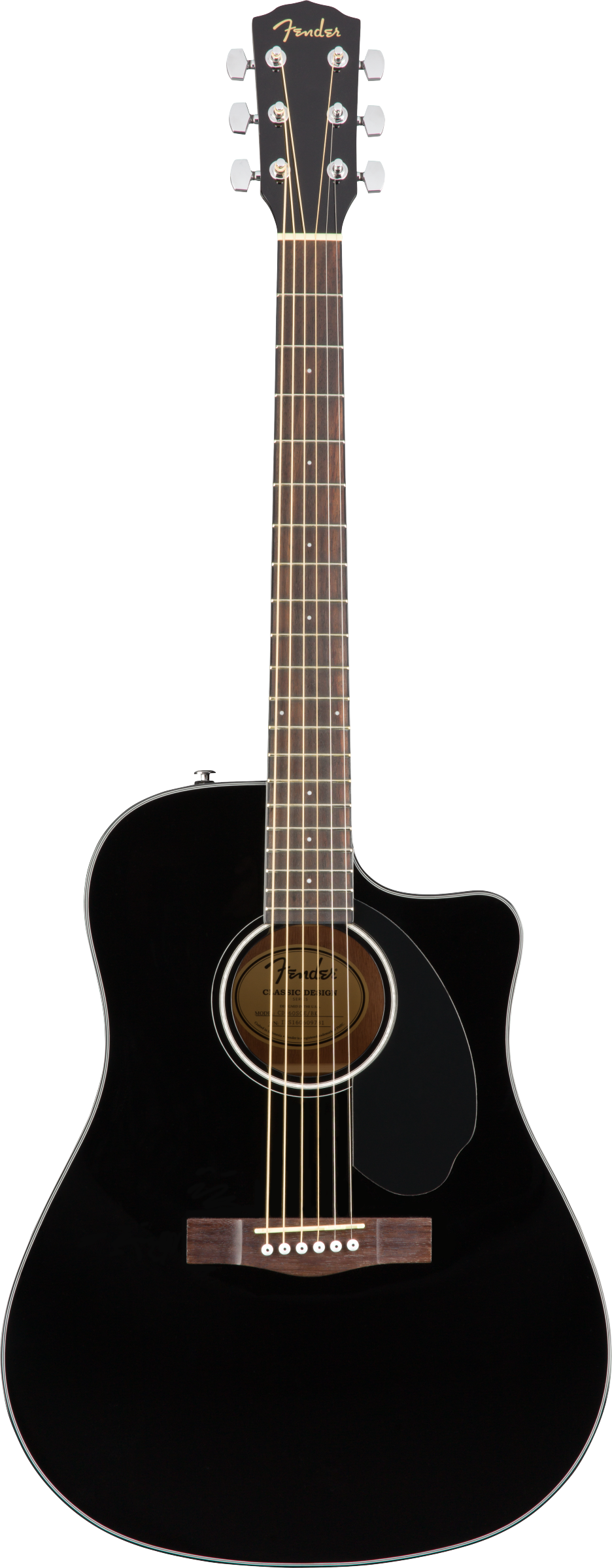 Fender CD-60SCE Acoustic Electric Guitar - Black