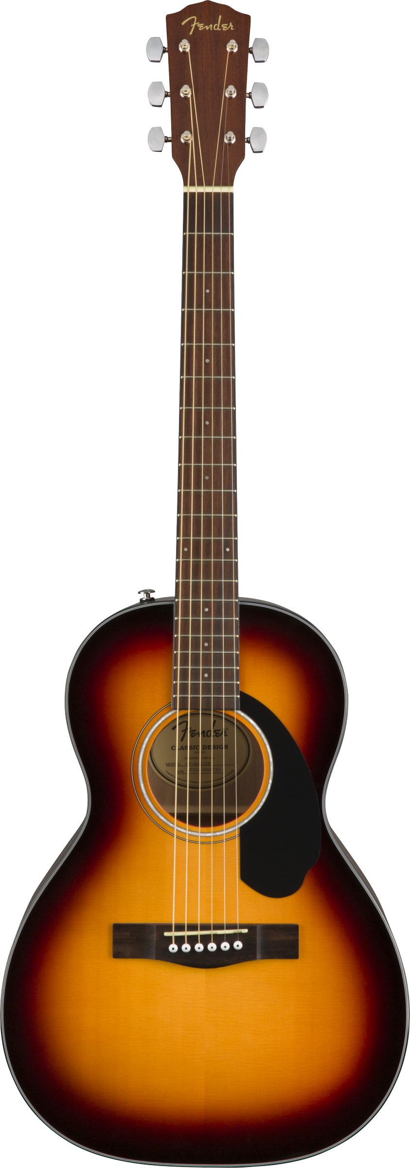 Fender CP-60S Parlour Acoustic Guitar - Sunburst