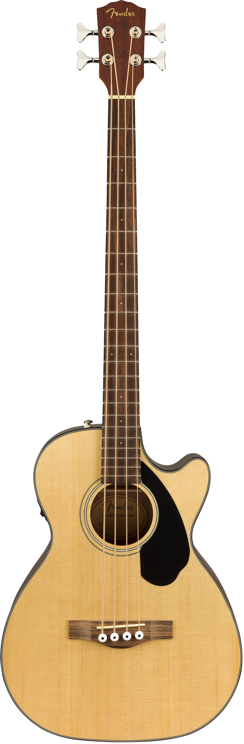 Fender CB-60SCE Acoustic Electric Bass - Natural