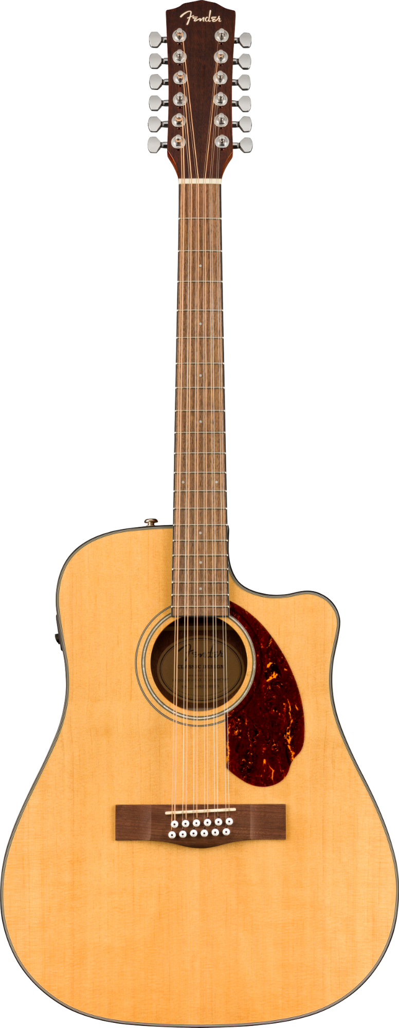 Fender CD-140SCE 12-String Acoustic Guitar w/Case - Natural