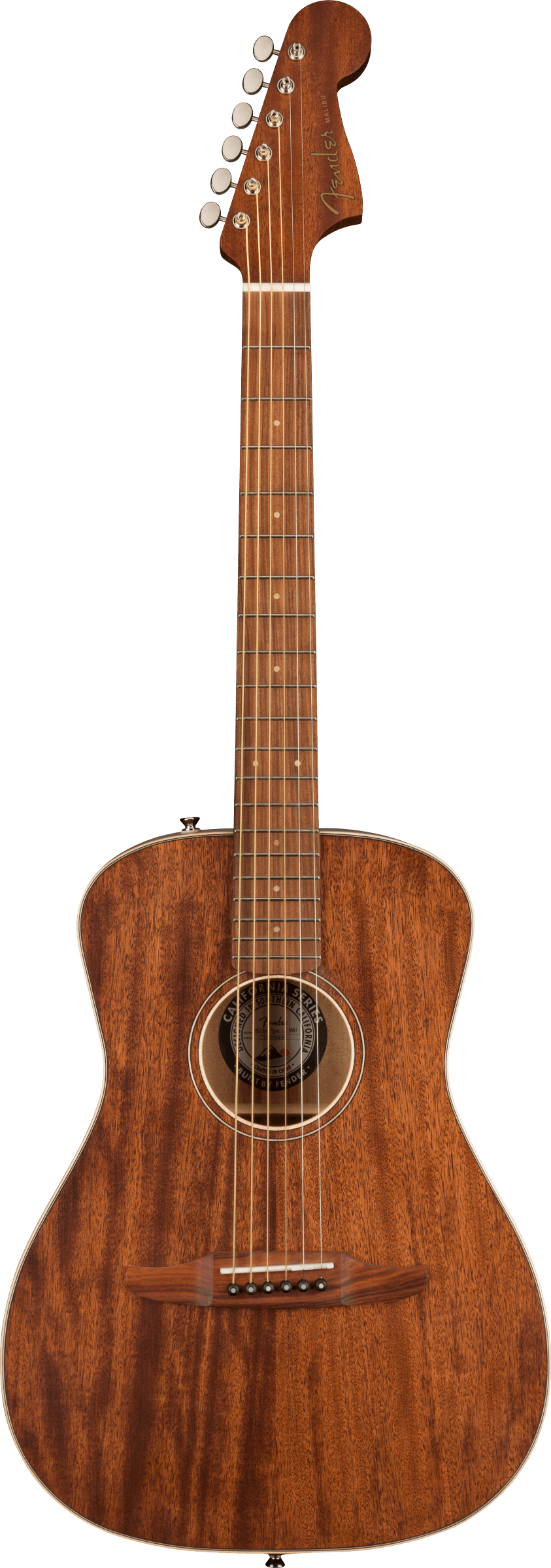 Fender Malibu Special Acoustic Guitar w/Bag - Natural Mahogany