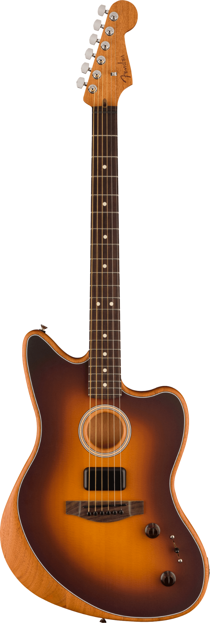 Fender Acoustasonic Player Jazzmaster w/Deluxe Gigbag - 2-Color Sunburst