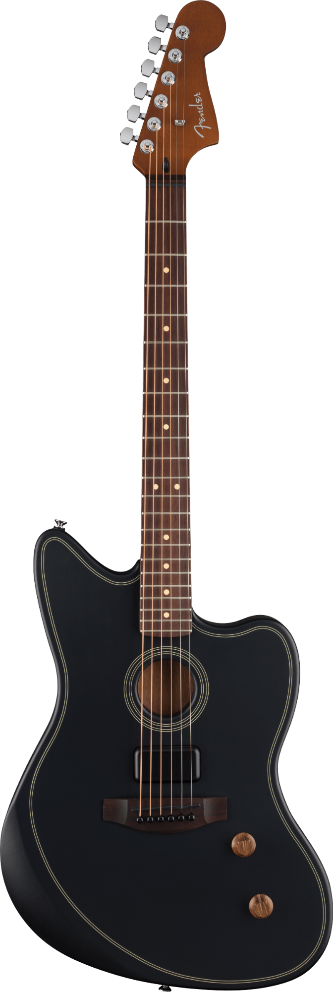 Fender Acoustasonic Standard Jazzmaster - Black