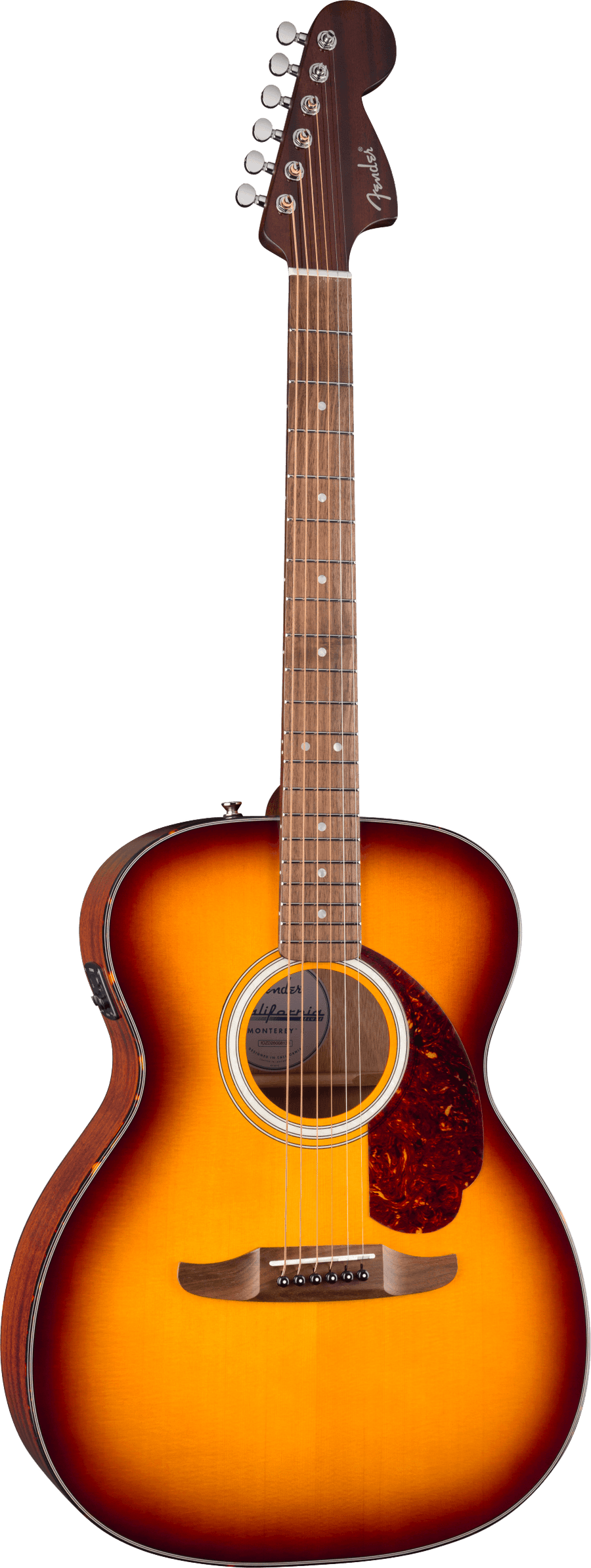 Fender California Deluxe Monterey E - Walnut Fingerboard - Honey Sunburst