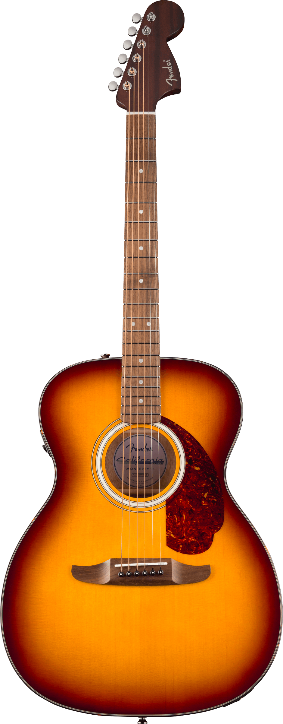 Fender California Deluxe Monterey E - Walnut Fingerboard - Honey Sunburst