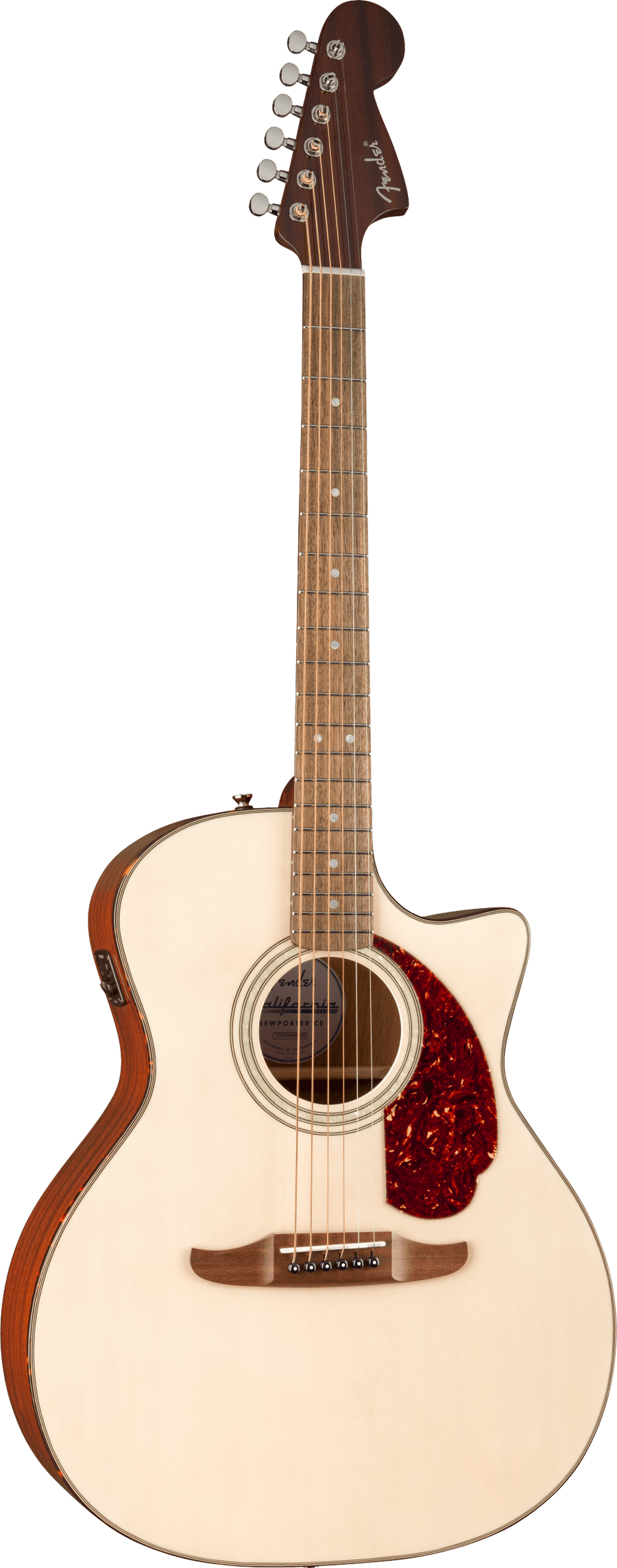 Fender California Deluxe Newporter CE - Walnut Fingerboard - White Blonde