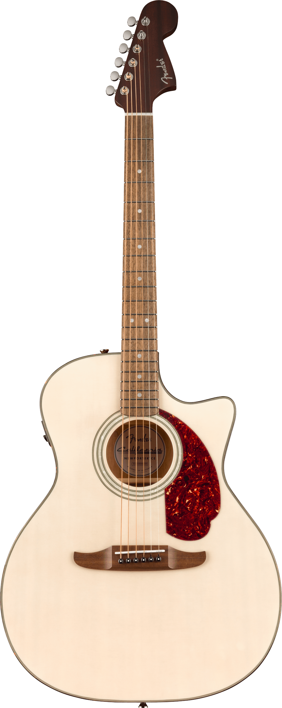 Fender California Deluxe Newporter CE - Walnut Fingerboard - White Blonde