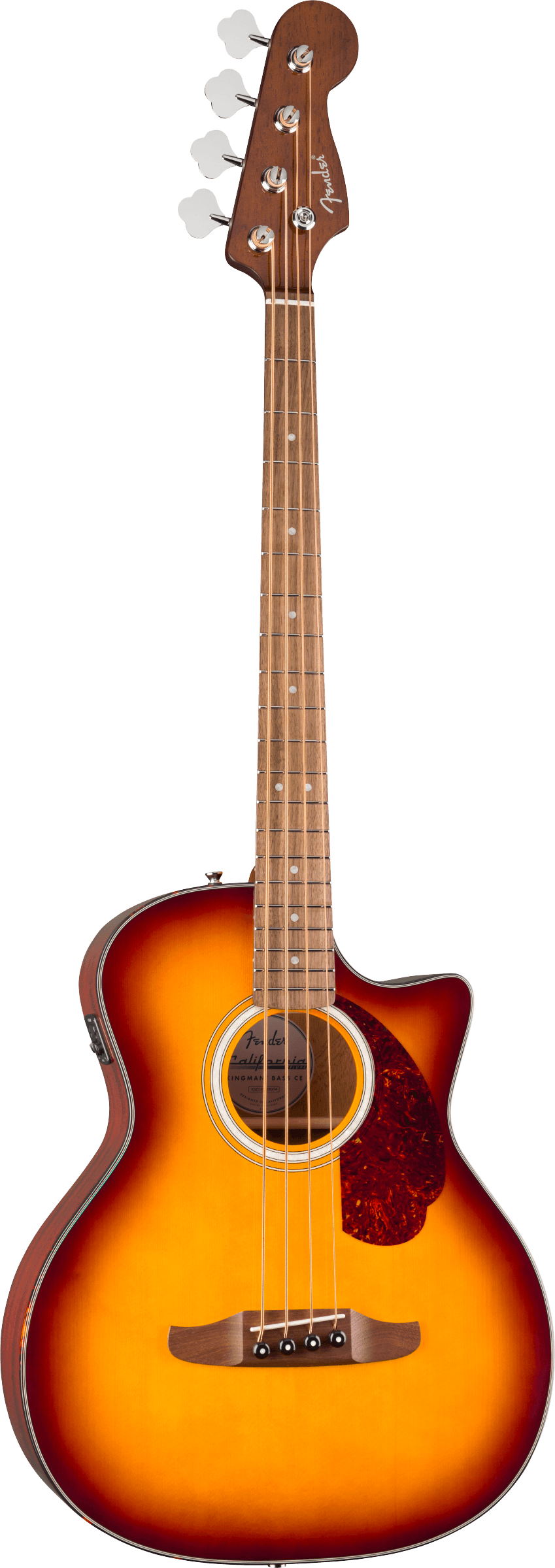 Fender California Deluxe Kingman Bass CE - Walnut Fingerboard - Honey Sunburst