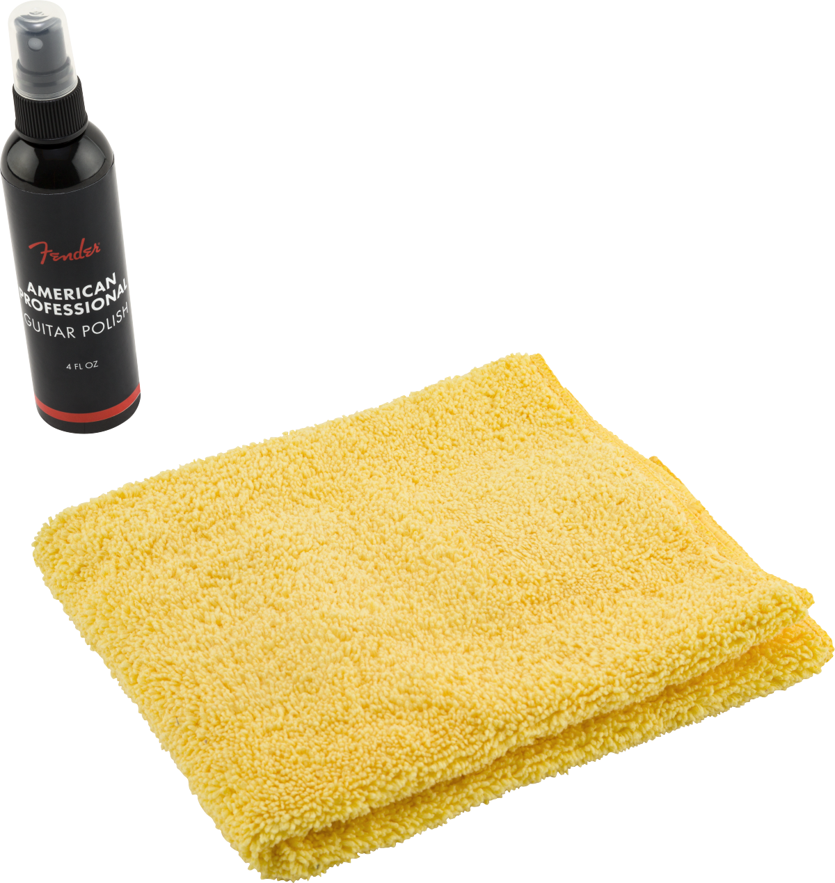Fender 4oz Guitar Polish + Shop Cloth Pack