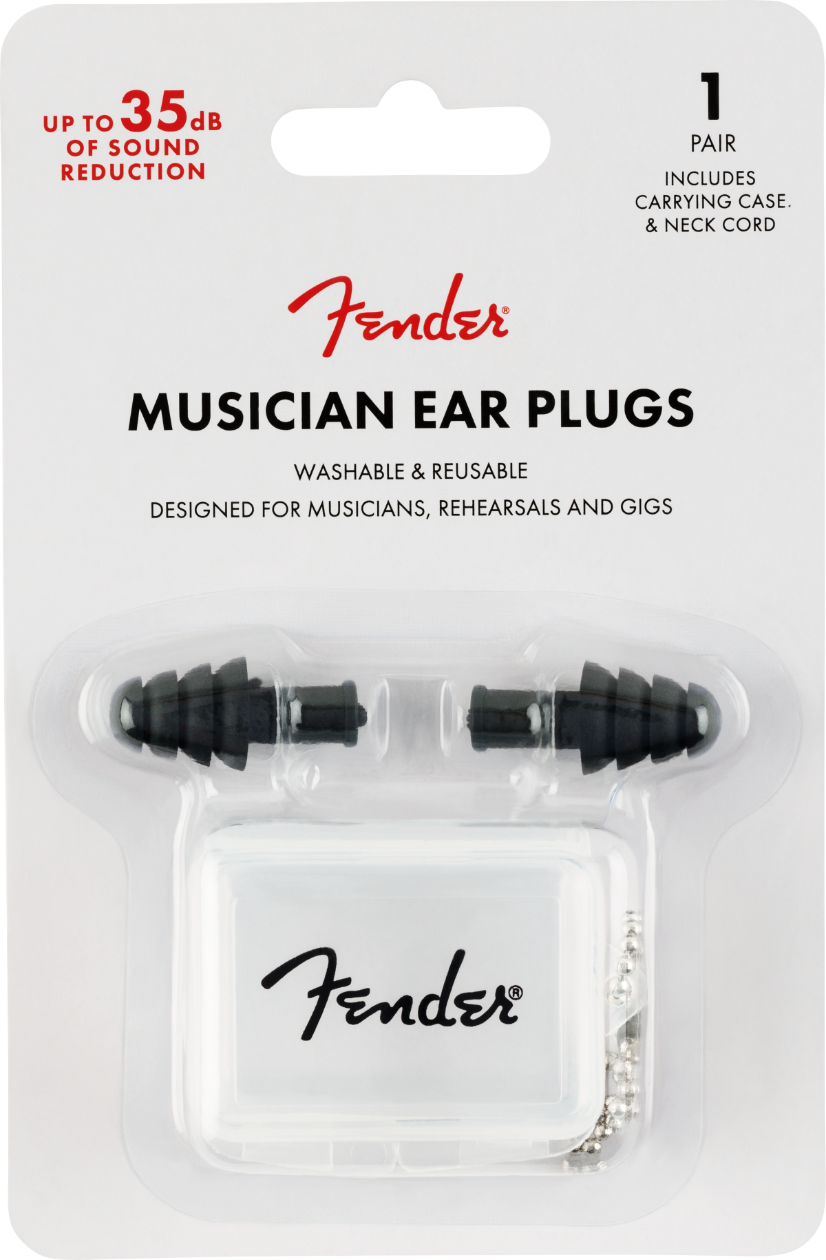 Fender Musicians Series Earplugs - Black