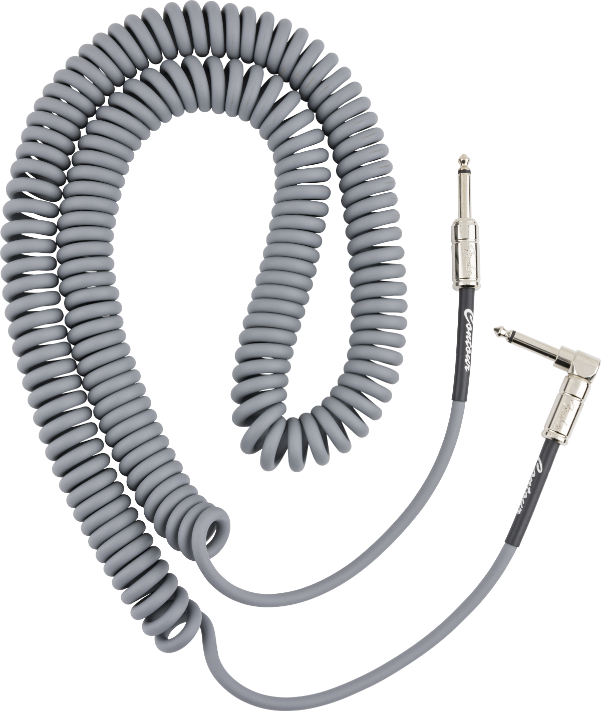 Fender Contour Series 30' Coil Instrument Cable - Inca Silver