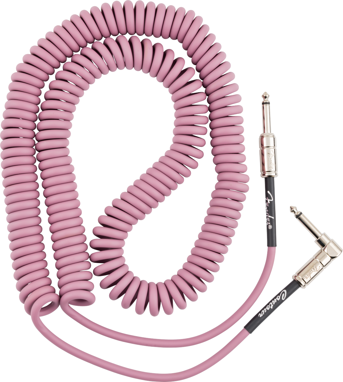 Fender Contour Series 30' Coil Instrument Cable - Burgundy Mist
