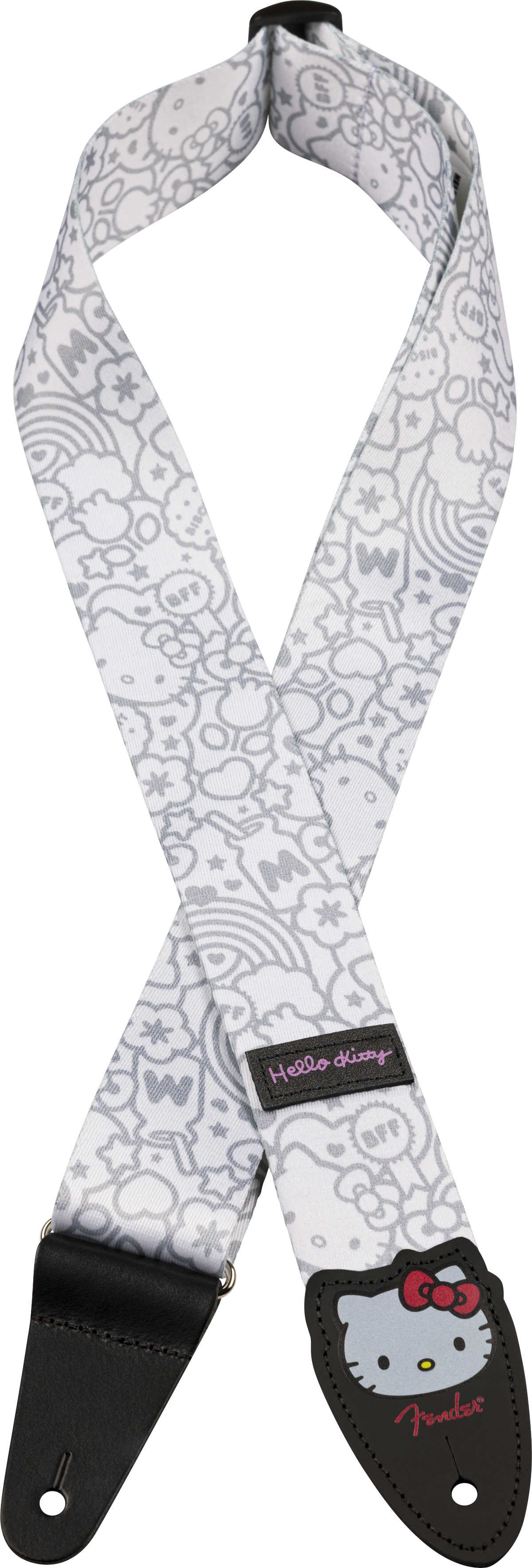 Fender x Hello Kitty White Poly Strap - 2"