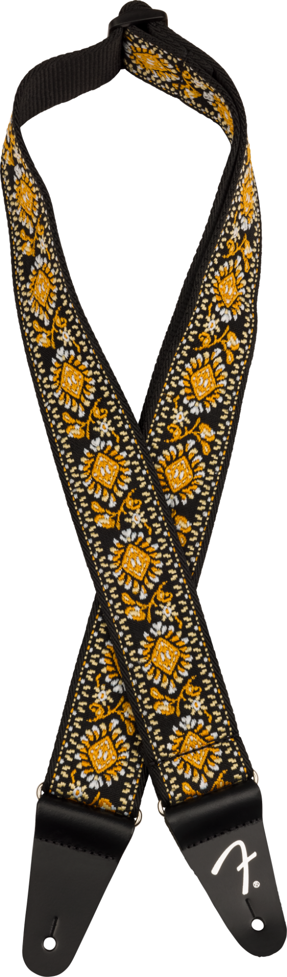 Fender Pasadena Woven Strap - Yellow Lotus - 2"