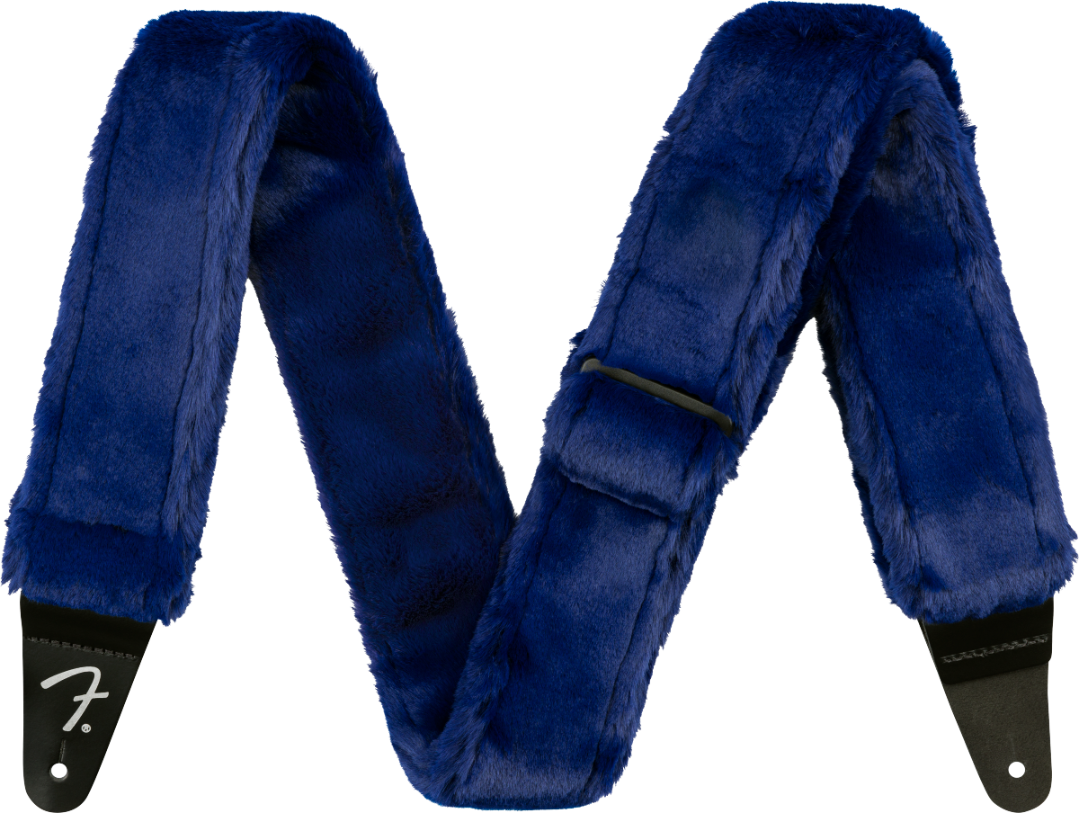Fender Poodle Plush Strap - Blue