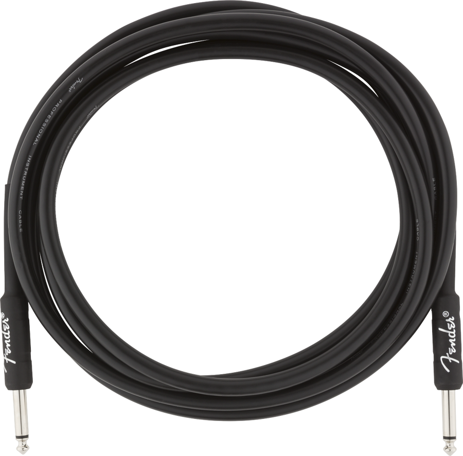 Fender Professional Series Instrument Cable - 10ft - Black