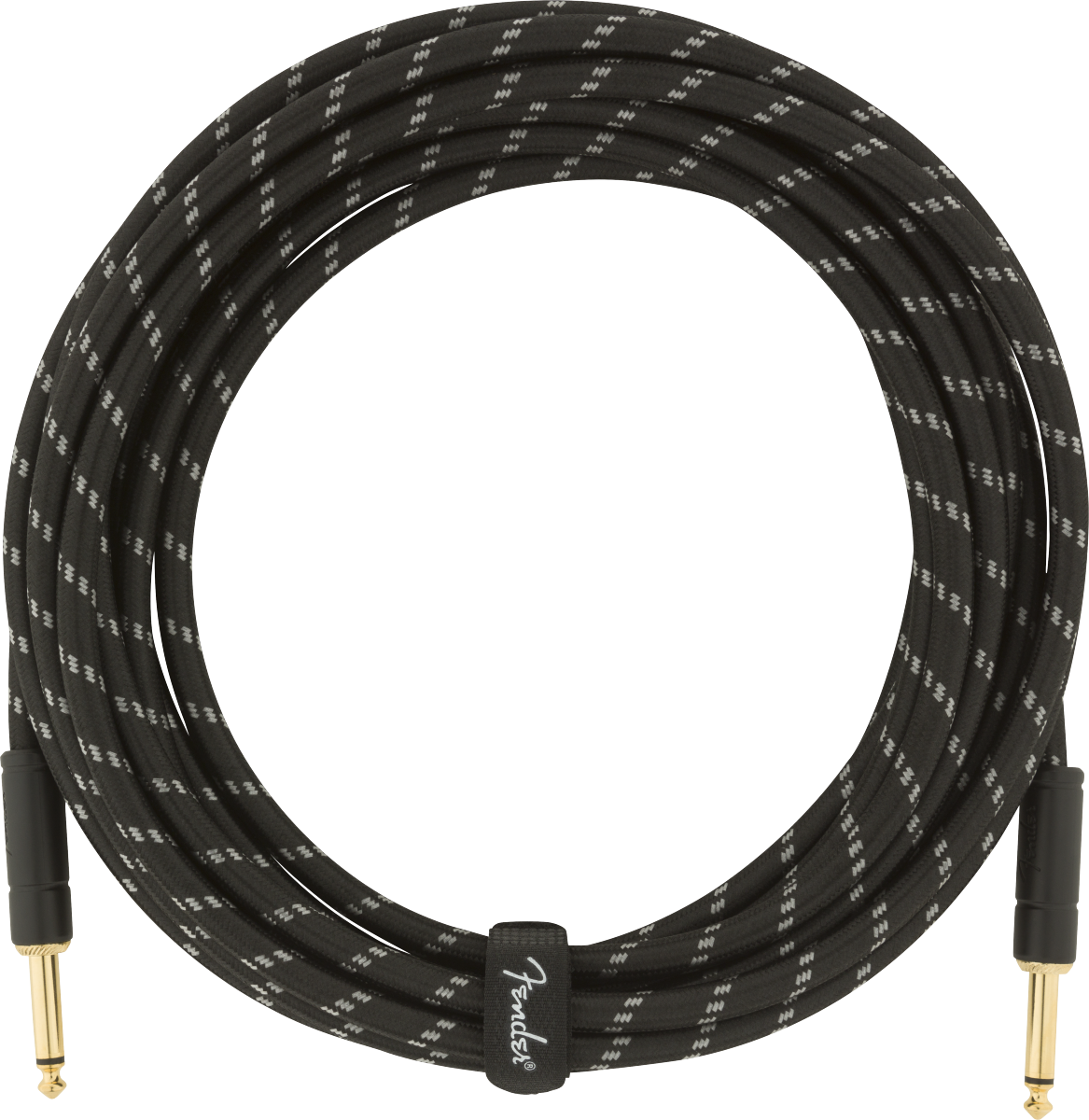 Fender Deluxe Series Instrument Cable 18.6ft - Black Tweed