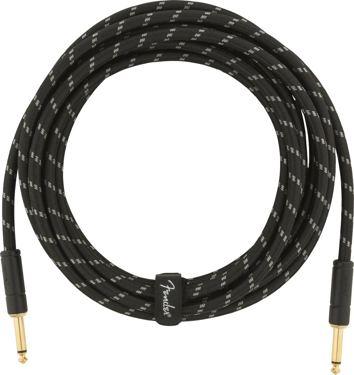 Fender Deluxe Series Instrument Cable 15ft - Black Tweed