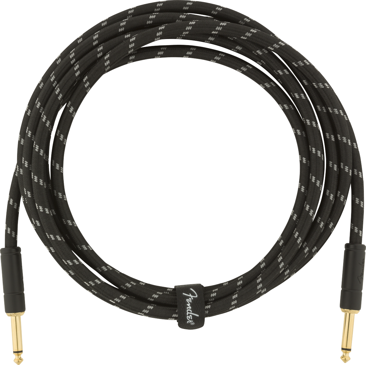 Fender Deluxe Series Instrument Cable 10ft - Black Tweed