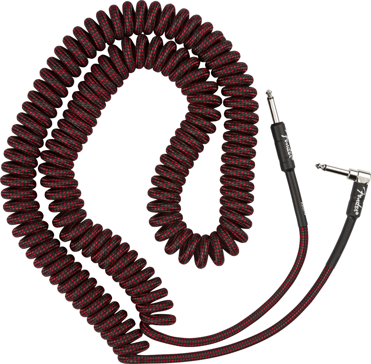 Fender Professional 30ft Coil Cable  - Red Tweed