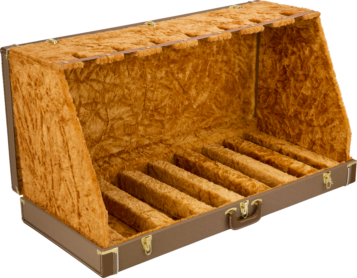 Fender  Classic Series Case Stand - 7 Guitar - Brown