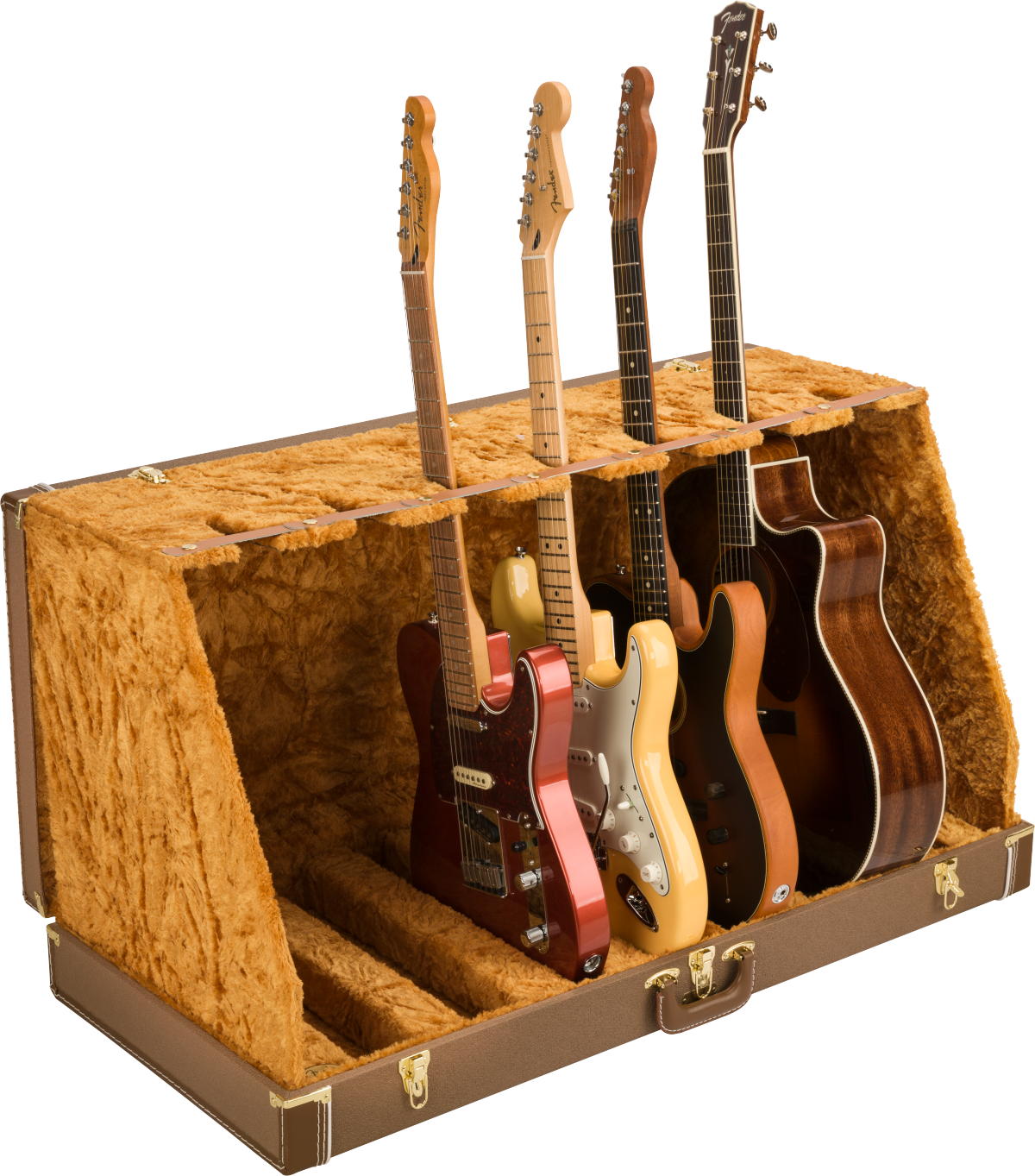 Fender  Classic Series Case Stand - 7 Guitar - Brown