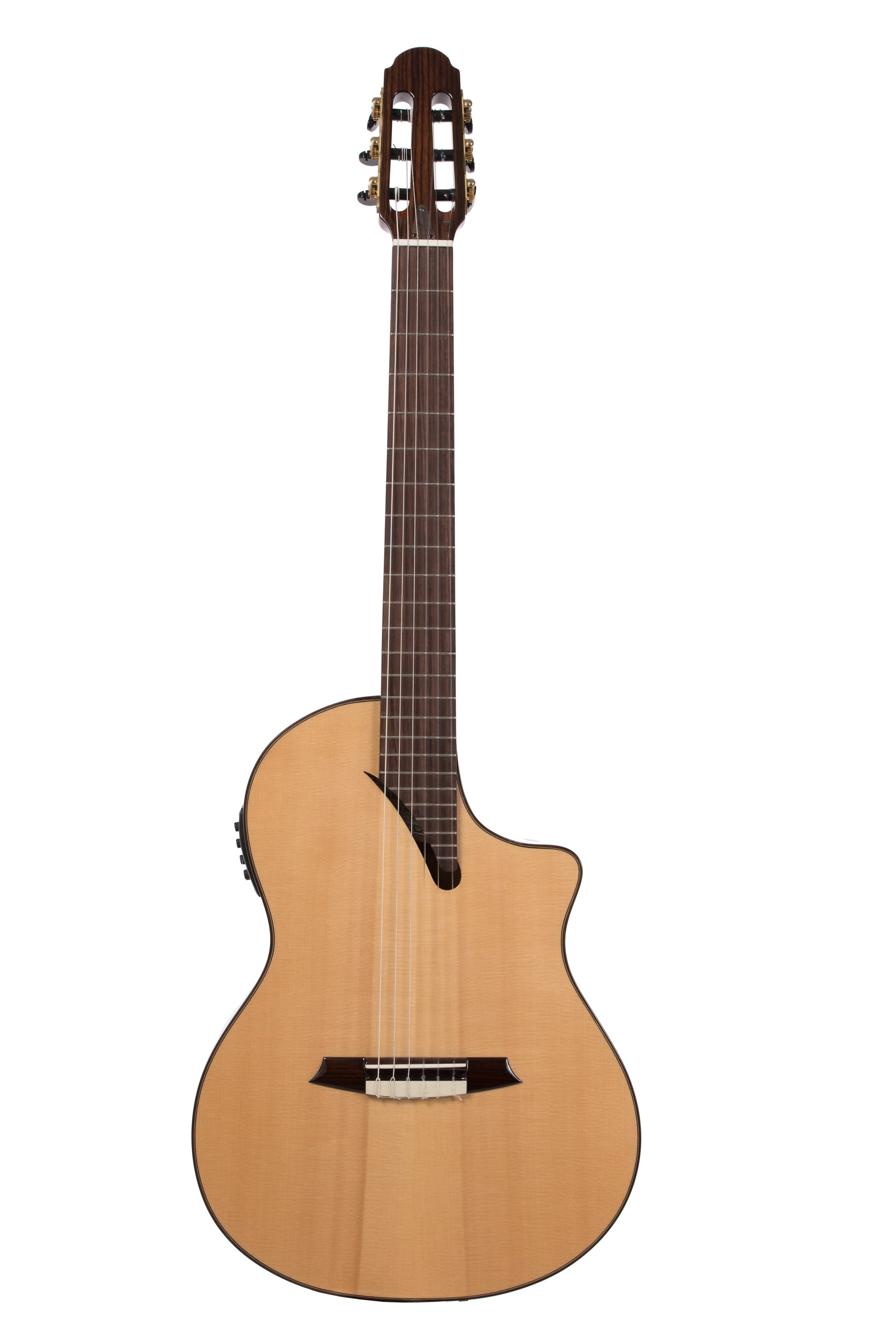 Katoh MS14M-PRE Thinline Classical Guitar w/Case