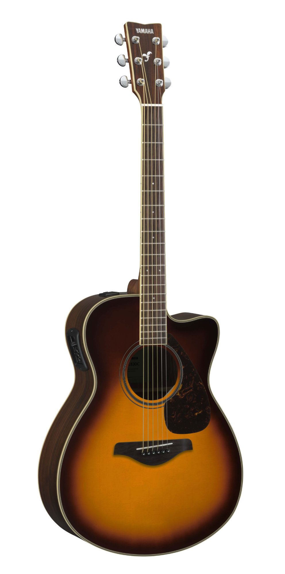 Yamaha FSX830C Concert Acoustic Electric Guitar - Brown Sunburst
