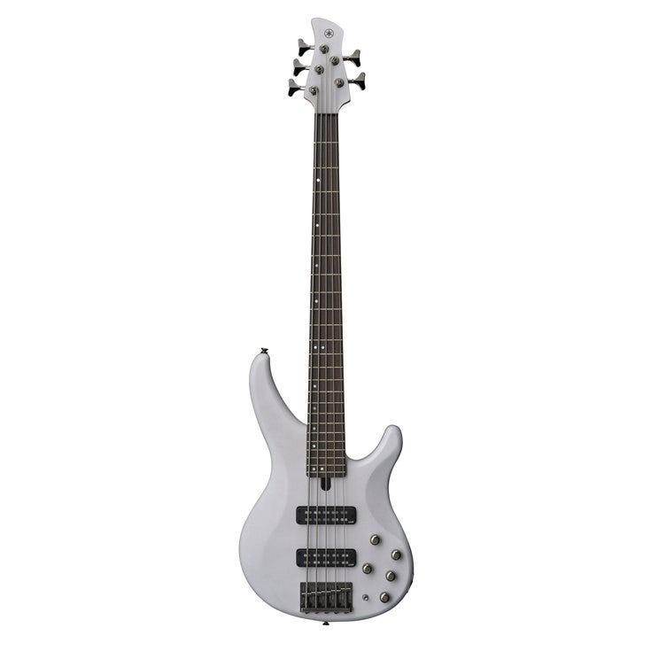 Yamaha TRBX505 5-String Electric Bass - Trans White