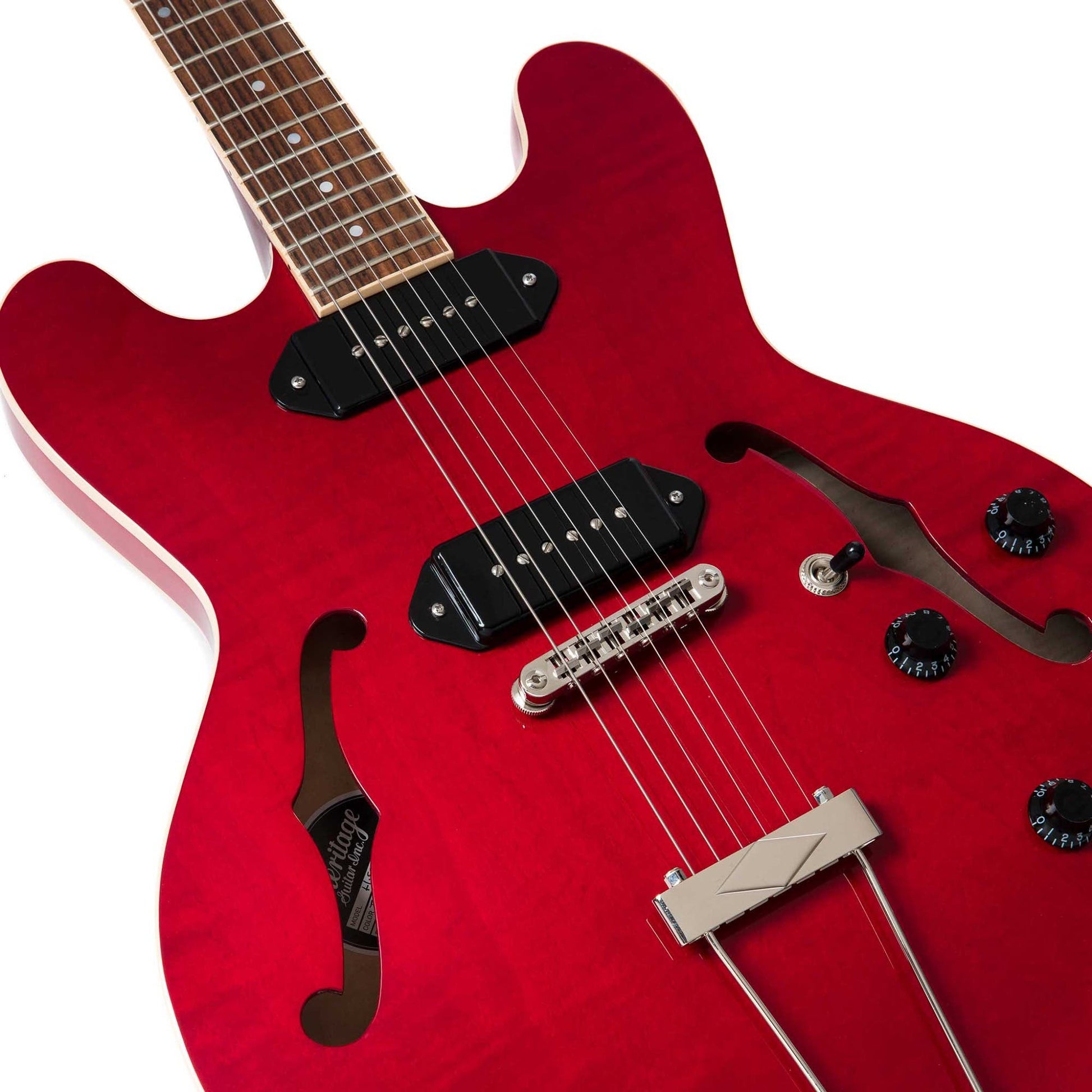 Heritage Guitars H-530 Semi-Hollow Electric Guitar w/Case - Trans Cherry