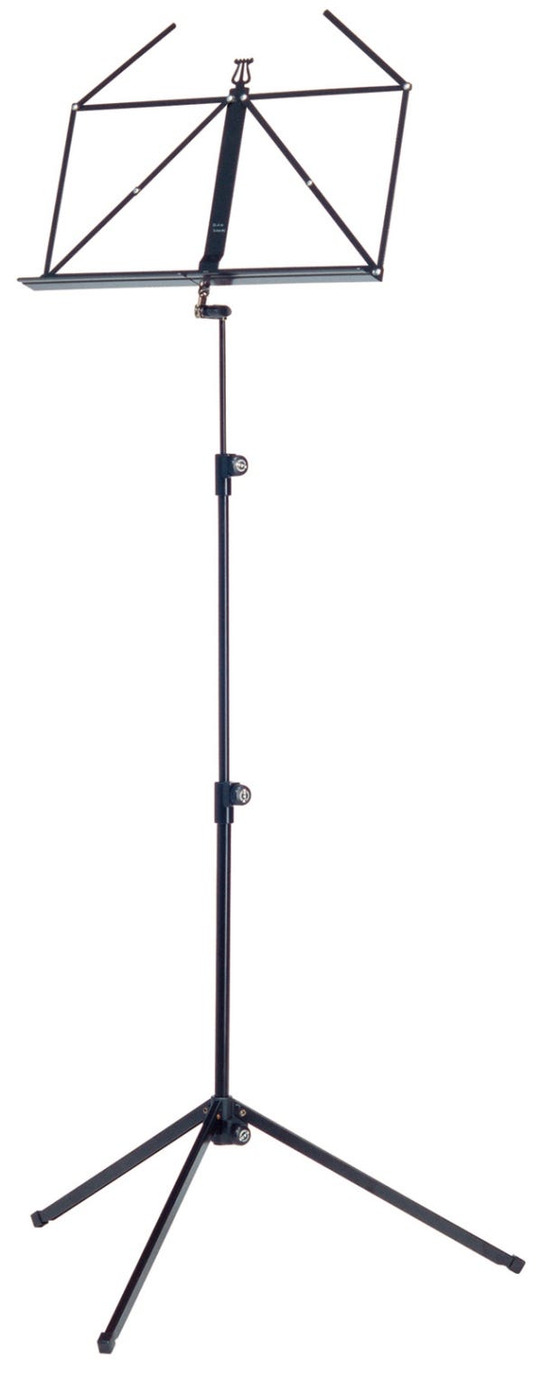 K&M Baseline Music Stand - Black (KM 100/1 Black)