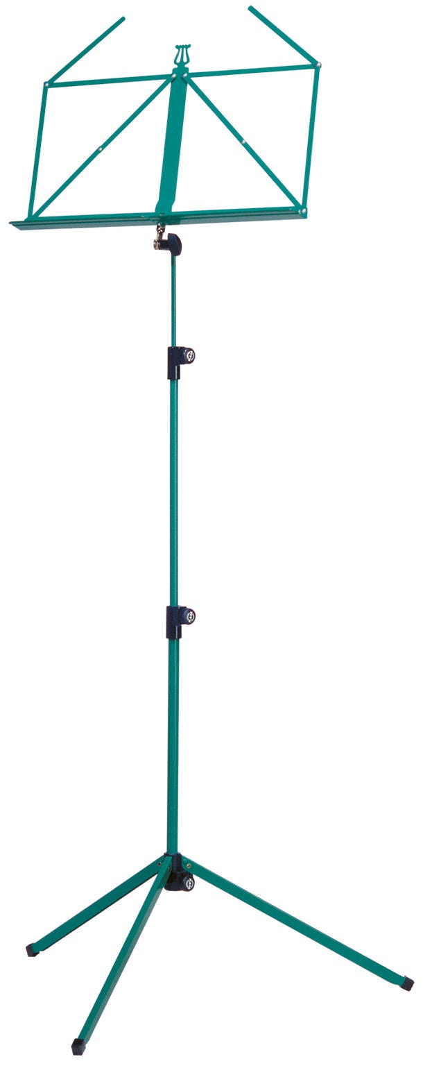 K&M Baseline Music Stand - Green (KM 100/1 Green)
