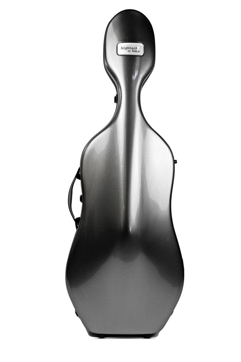 BAM HIGHTECH Compact Cello Case - Silver Carbon (1004XLSC)