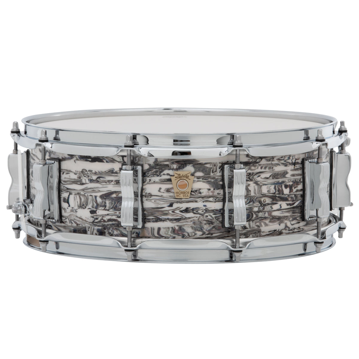 Ludwig Classic Maple Downbeat 14x5" Snare Drum - White Abalone - One Only