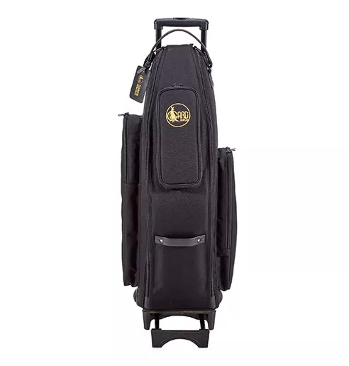 Gard Bags 105-WBFSK Tenor Sax (Tenor Sax / Alto Sax / Soprano Sax) Wheelie (HC+OS+W+BP) - Synthetic L/T Black
