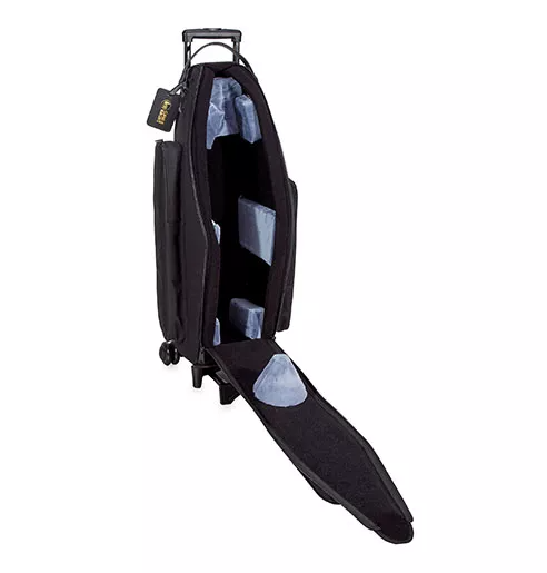 Gard Bags 105-WBFSK Tenor Sax (Tenor Sax / Alto Sax / Soprano Sax) Wheelie (HC+OS+W+BP) - Synthetic L/T Black