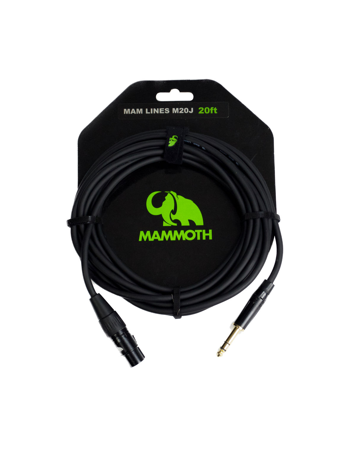 Mammoth MAM Lines M20J - Mic Cable - 20Ft - XLR to 1/4" Jack