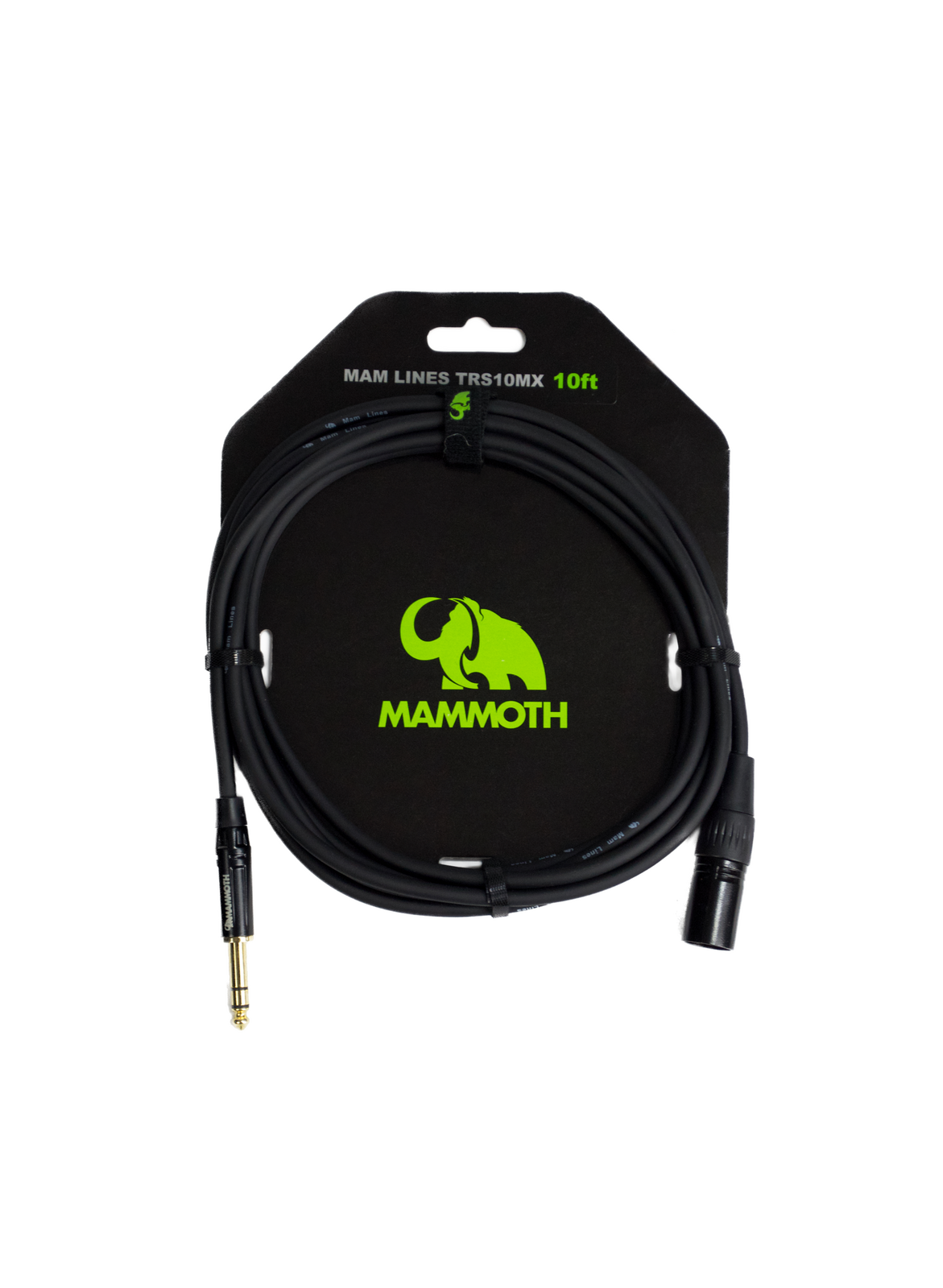 Mammoth MAM LINES TRS10MX Audio Cable - TRS-MXLR - 10ft