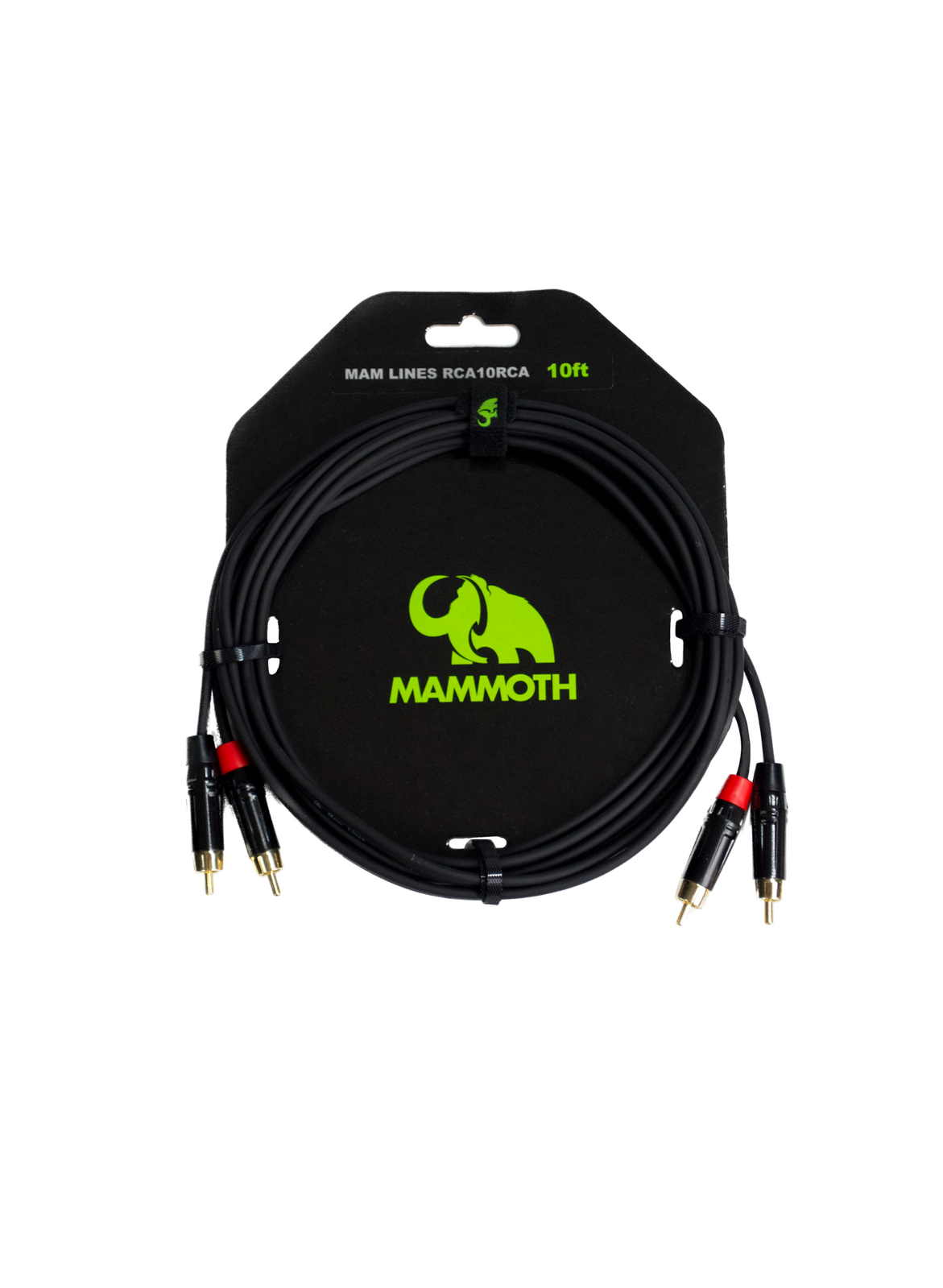 Mammoth MAM LINES RCA10RCA Audio Cable - Dual RCA - 10ft