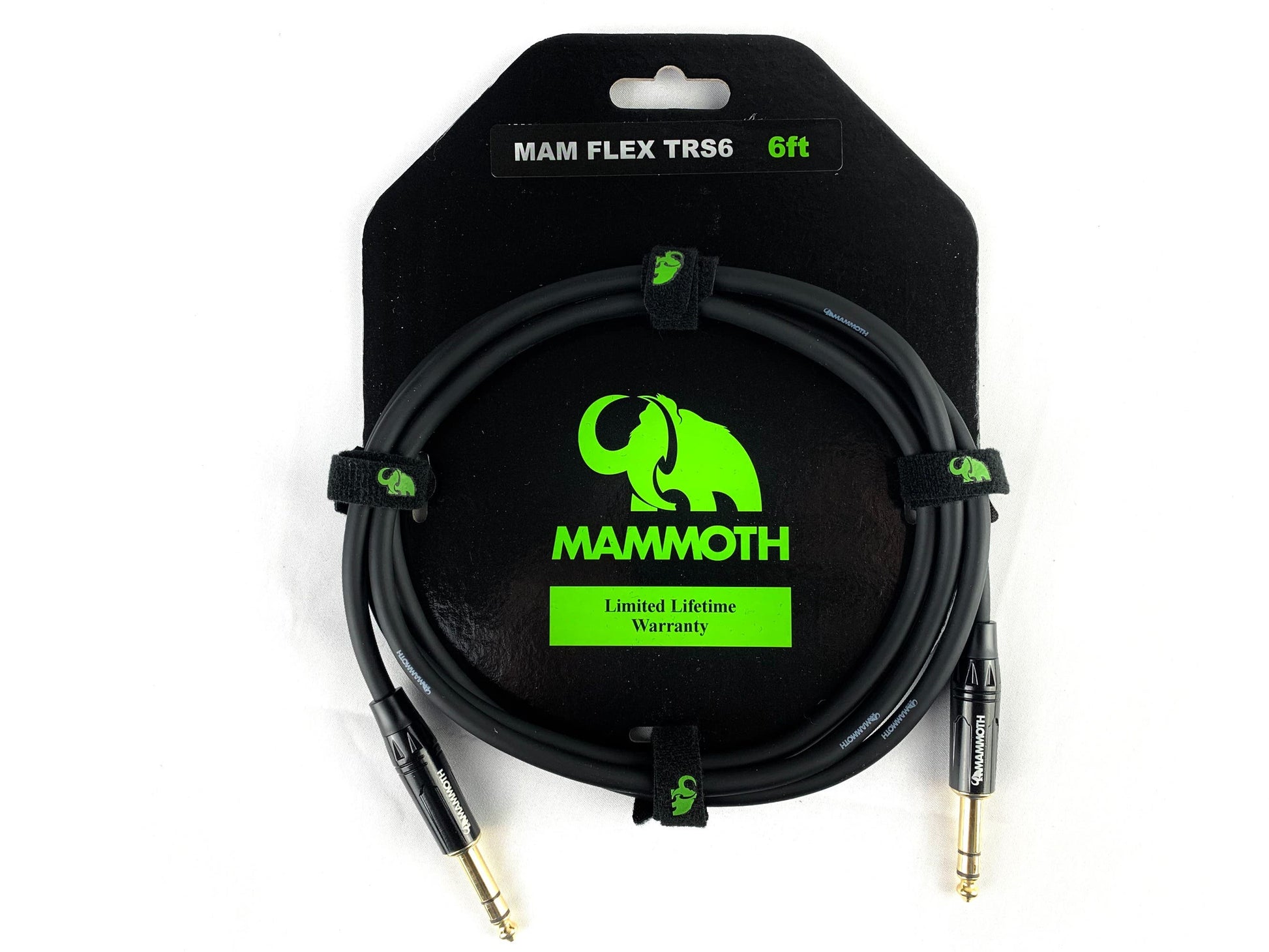 Mammoth MAM FLEX TRS6 Audio Cable - TRS-TRS - 6ft