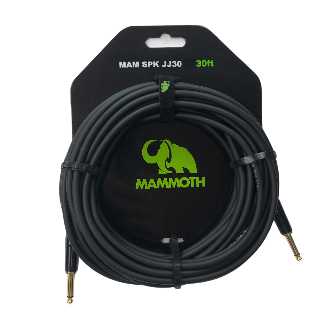 Mammoth MAM Spk JJ30 - Speaker Cable - 30Ft - Jack to Jack