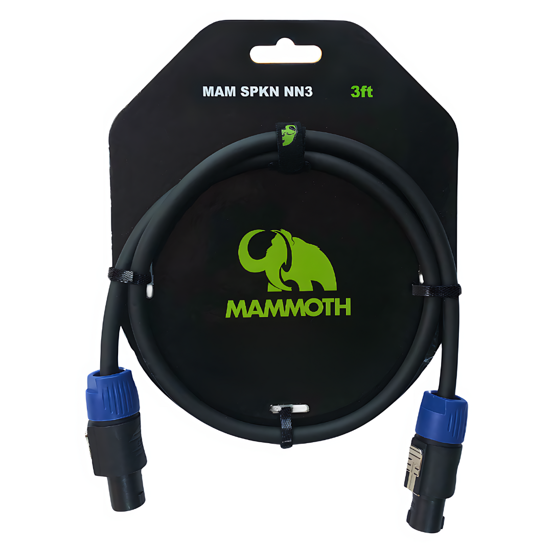 Mammoth MAM Spkn NN3 - Speaker Cable - 3Ft - Speakon to Speakon