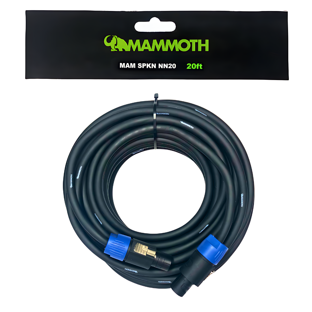 Mammoth MAM Spkn NN20 - Speaker Cable - 20Ft - Speakon to Speakon