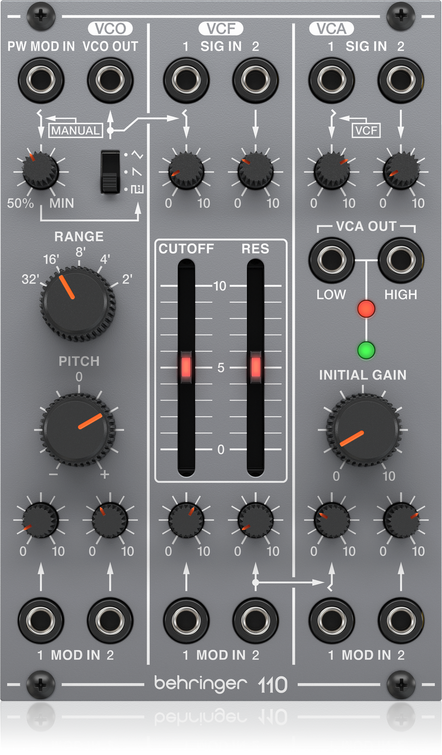 Behringer VCO / VCF / VCA Analog Eurorack Module 110