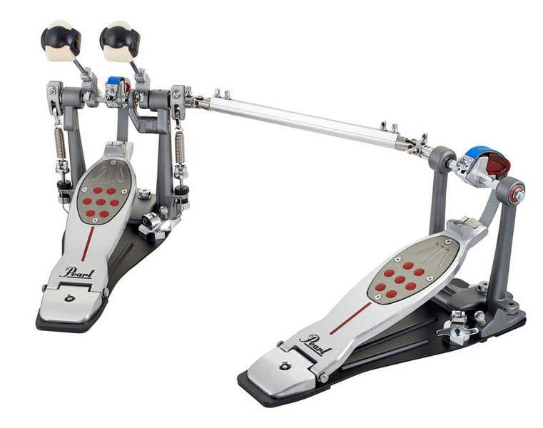 Pearl Eliminator Redline Belt Drive Bass Drum Left Footed Double Pedal (P-2052BL)
