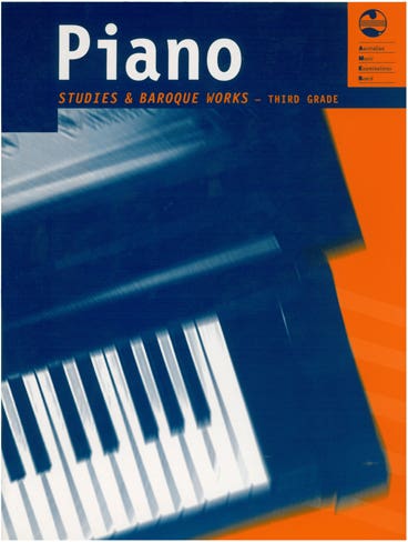 Ameb Piano Studies And Baroque Works Gr 3