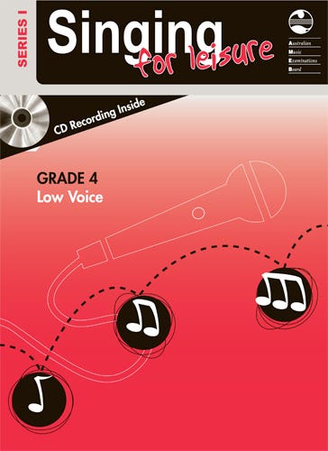 AMEB SINGING FOR LEISURE GR 4 SERIES 1 LOW BK/CD