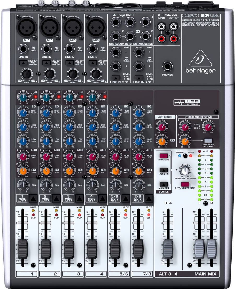 Behringer XENYX 1204USB mixer
