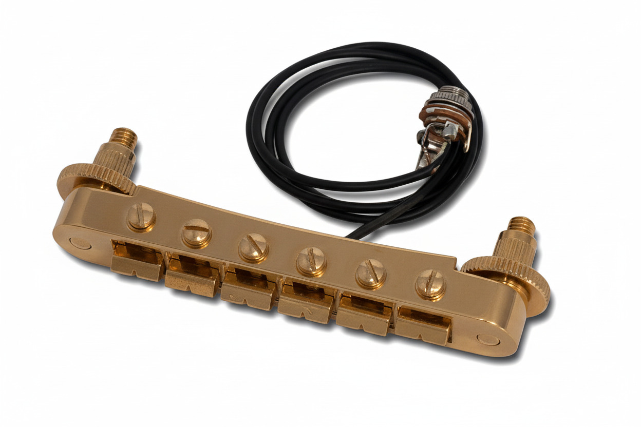 Schaller GTM Bridge w/Piezo Sensors - Gold (Clearance)